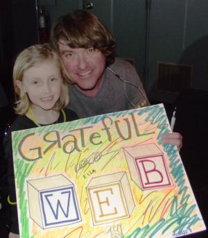 Keller and his biggest fan