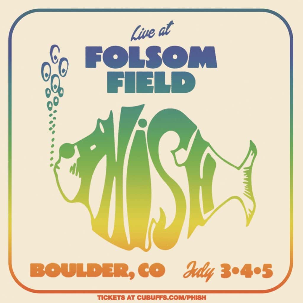 Phish Takes Over Folsom Field July 3–5 for First-Ever Stadium Run in Boulder