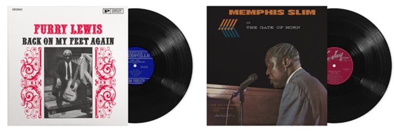 Furry Lewis’ ‘Back on My Feet Again’ and ‘Memphis Slim at the Gate of Horn’ return to vinyl as part of latest ‘Bluesville Records’ installment