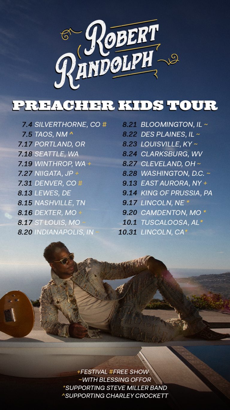 Robert Randolph Announces U.S. Tour in Support of New Album Preacher Kids, Out June 27