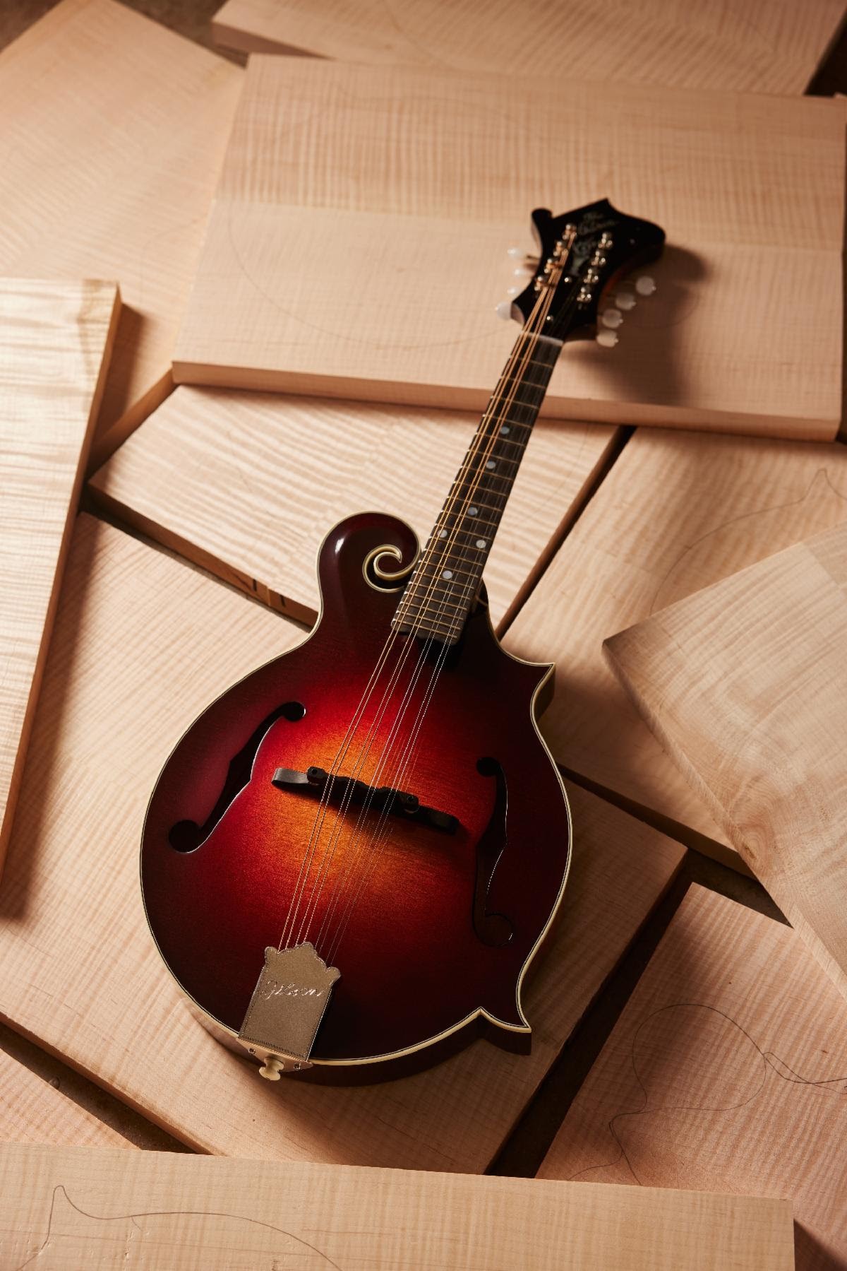 Above: The F-5G Mandolin from Gibson Custom Shop.