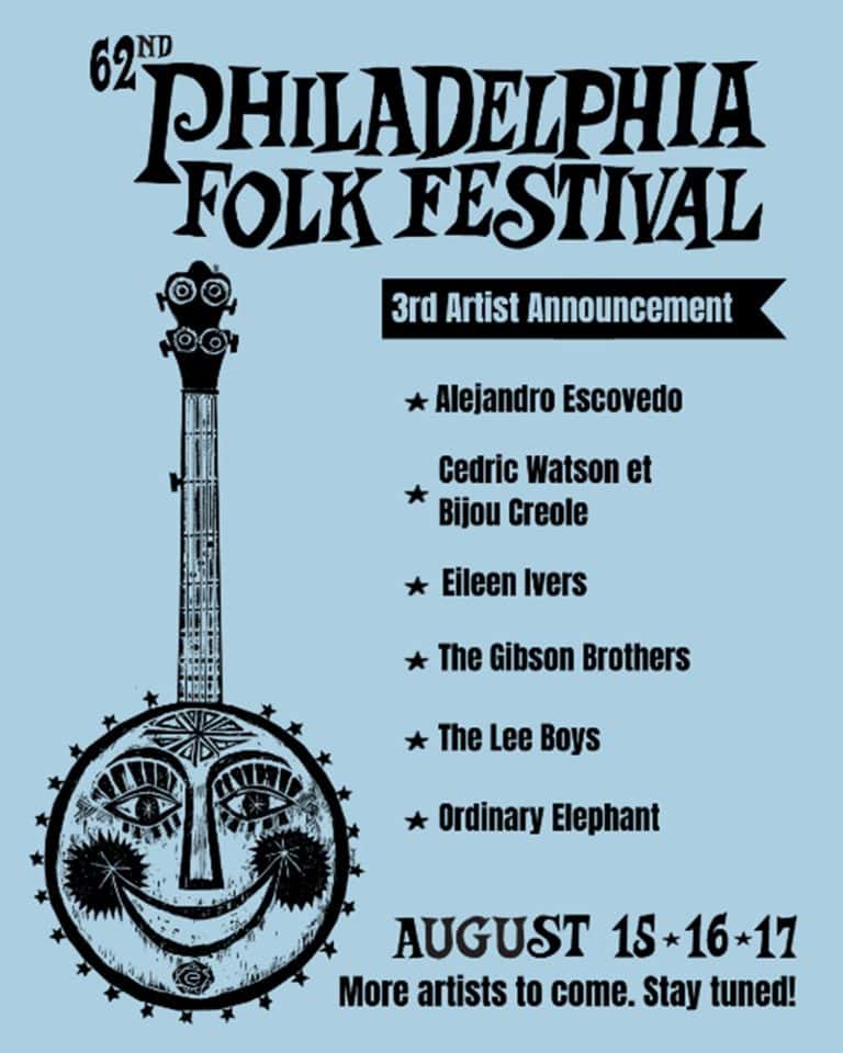 Philadelphia Folk Festival Announces Complete Lineup