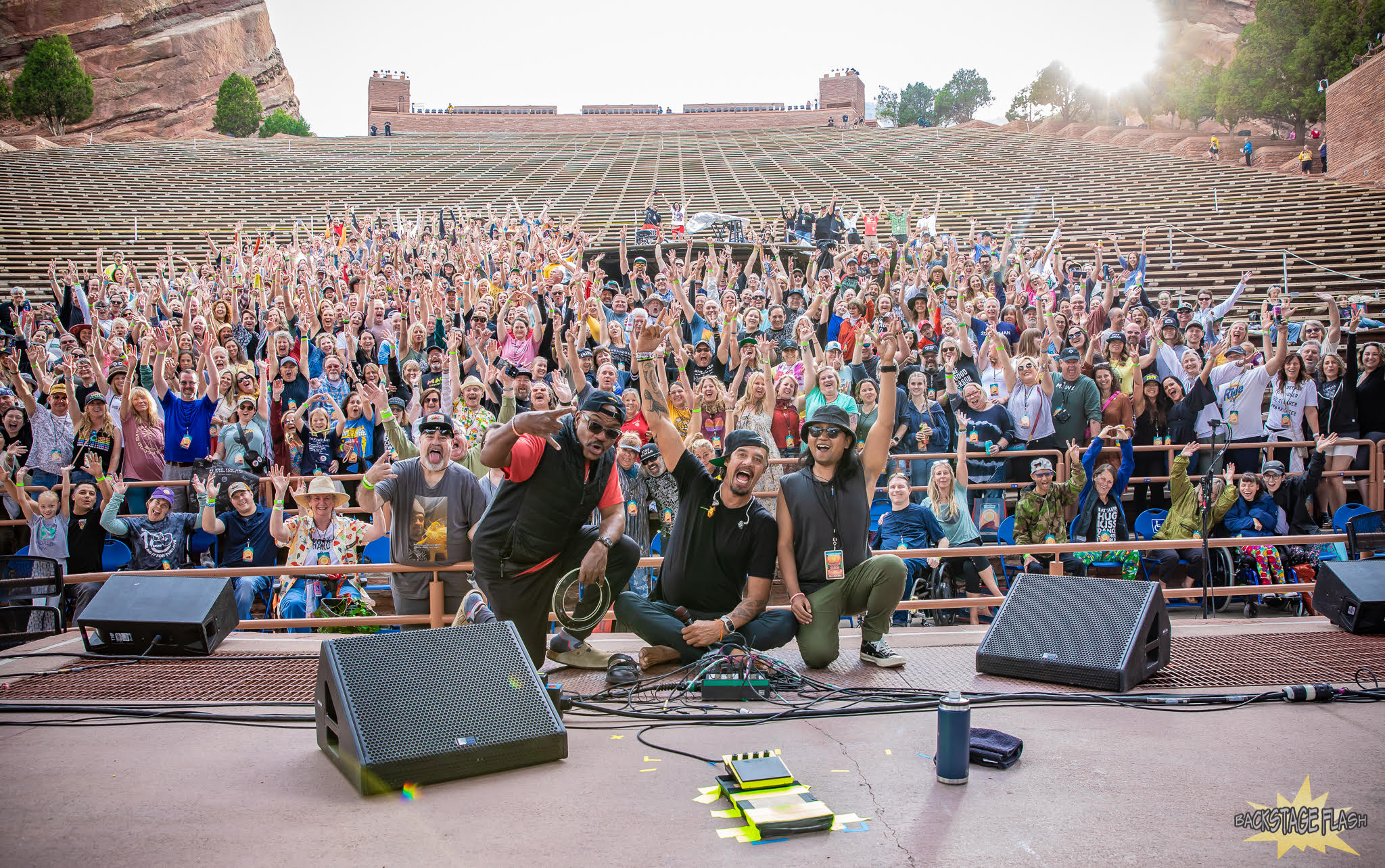 VIP - Togetherness Pre-Party group photo, With Carl Young, Michael Franti & Raga Wiguna