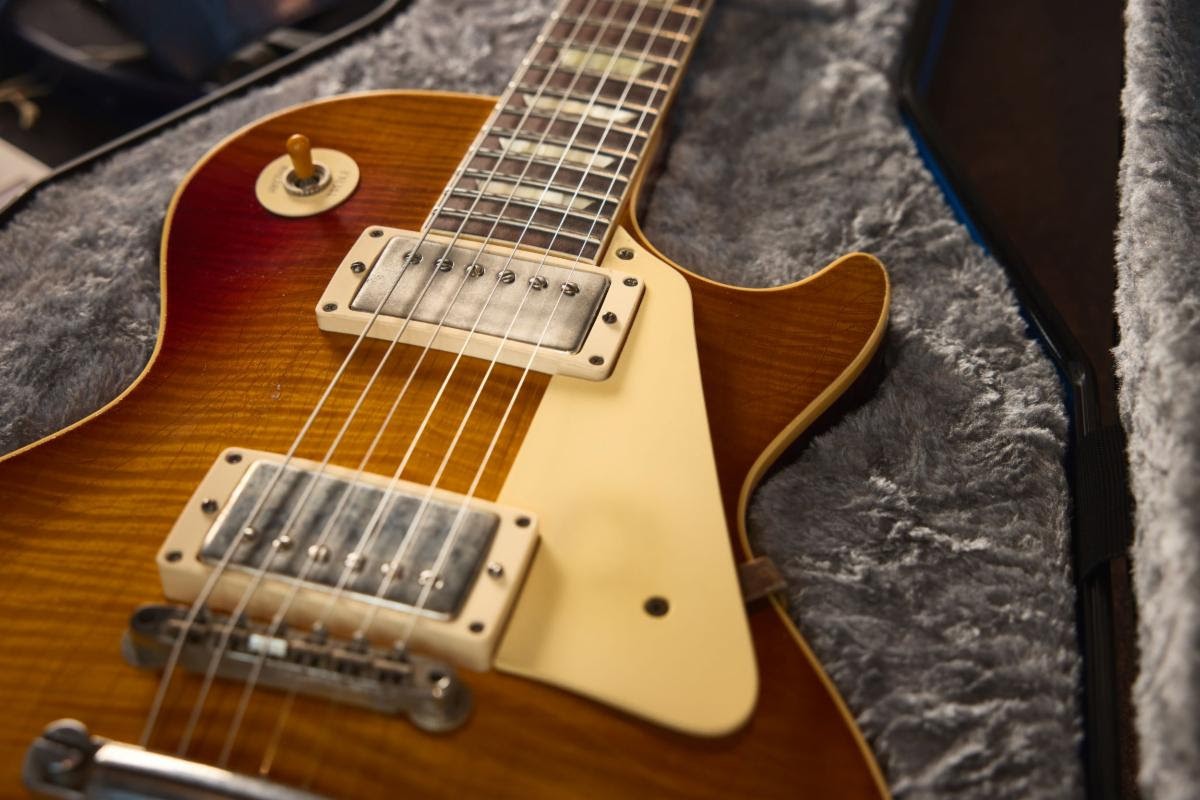 Above: the Jason Isbell “Red Eye” 1959 Les Paul Standard Collector’s Edition from Gibson Custom.