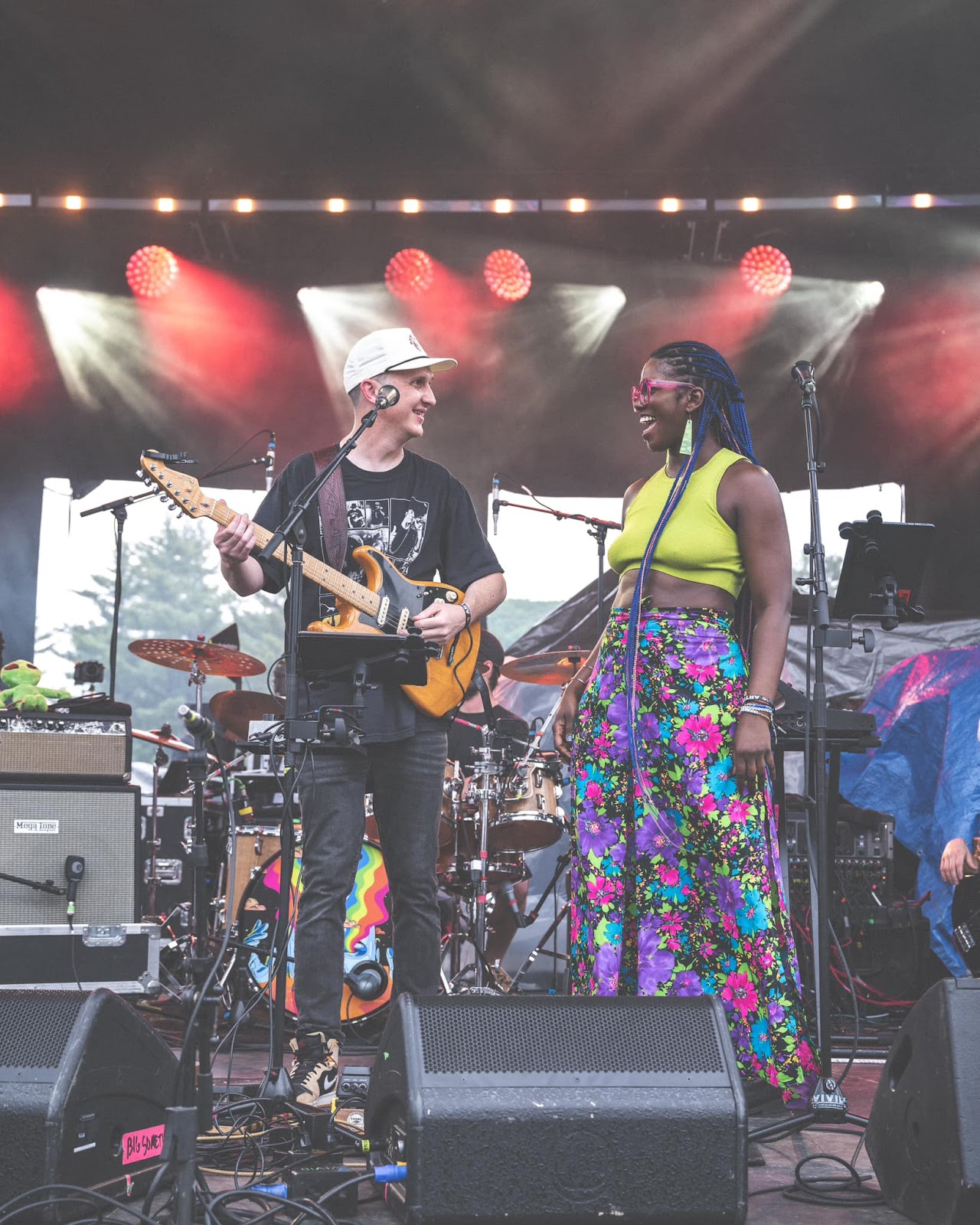 Nick MacDaniels (Big Something) and Artist-At-Large Kanika Moore. Photo: Adam Berta