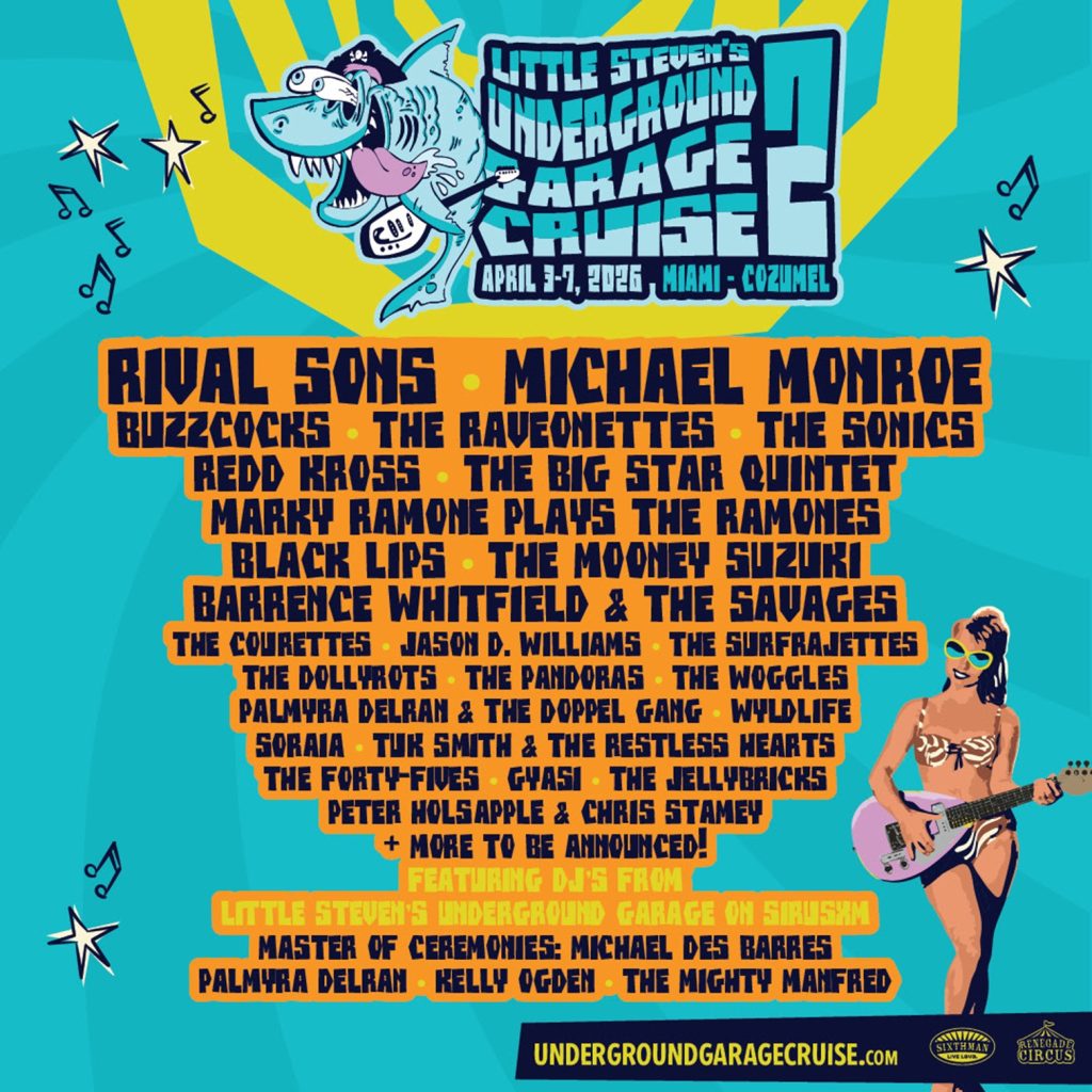 Sixthman and Little Steven Announce "Underground Garage Cruise 2"