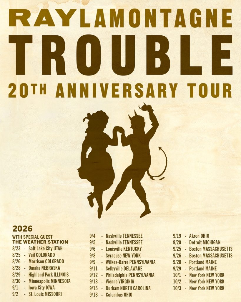 Ray LaMontagne reschedules 2025 North American tour celebrating 20th anniversary of Trouble to 2026