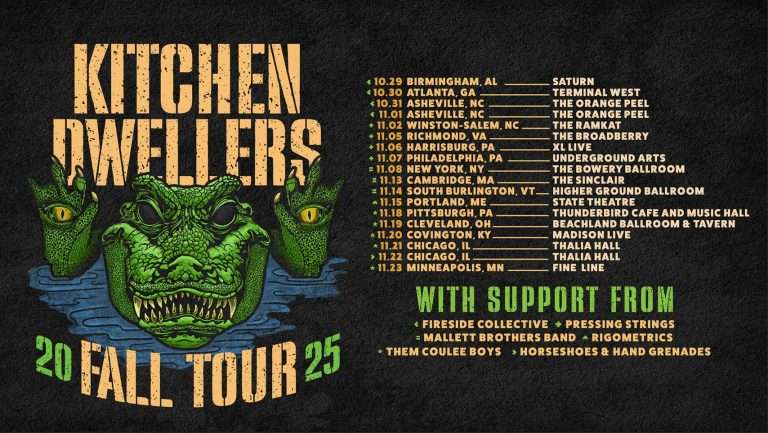 Kitchen Dwellers Announce 2025 Fall Tour Dates