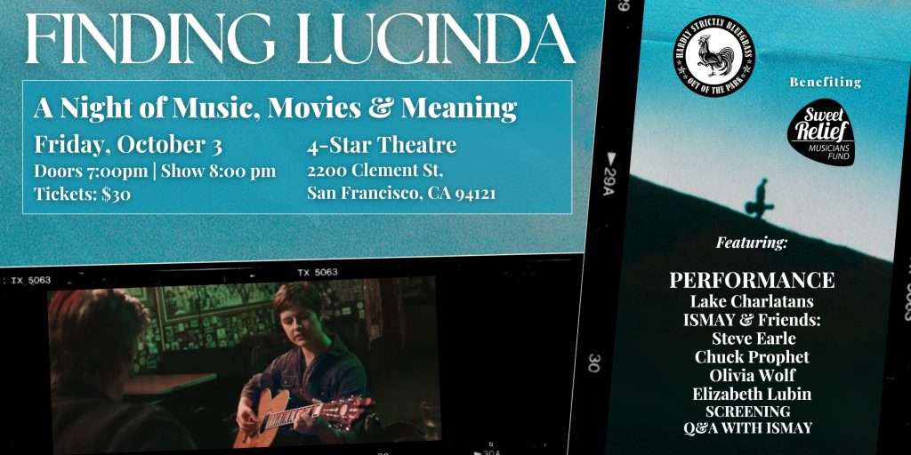 Hardly Strictly Bluegrass Out of the Park Presents: Finding Lucinda Live Screening + Performance