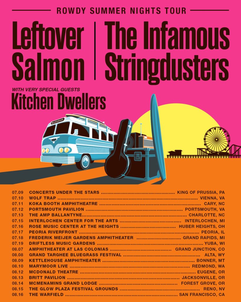The Infamous Stringdusters & Leftover Salmon Embark on Co-Headlining ‘Rowdy Summer Nights Tour’