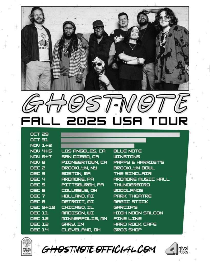 Ghost-Note Caps Off a Monumental Year with New Tour Dates Extending Through the End of 2025