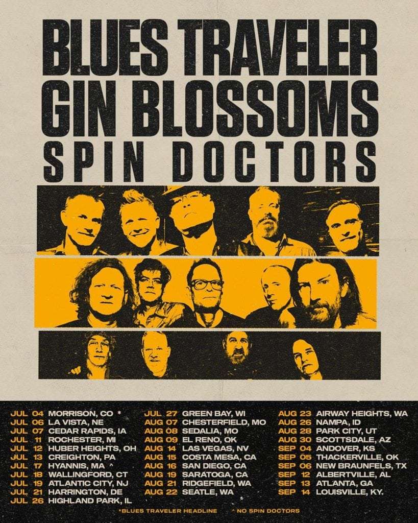 Red Rocks Kickoff: Blues Traveler & Gin Blossoms Launch Coast-to-Coast Tour This Friday (July 4)