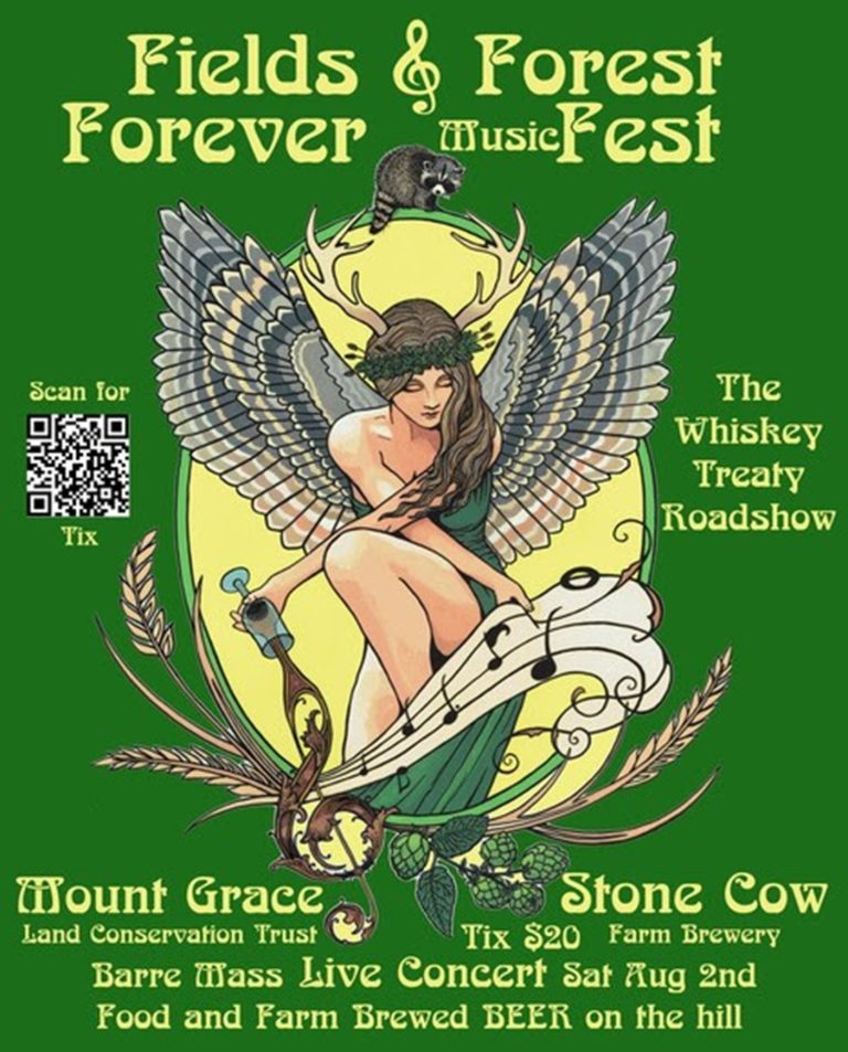 3rd Annual Fields & Forest Forever Music Fest To Benefit Mount Grace Land Conservation Trust – Saturday 8/2