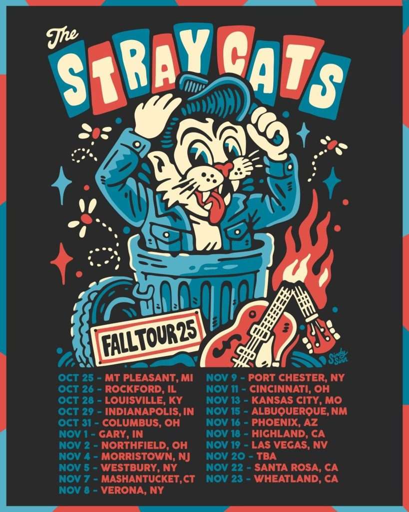THE STRAY CATS Confirm 2025 Cross-Country Dates; Tour Kicks Off October 25