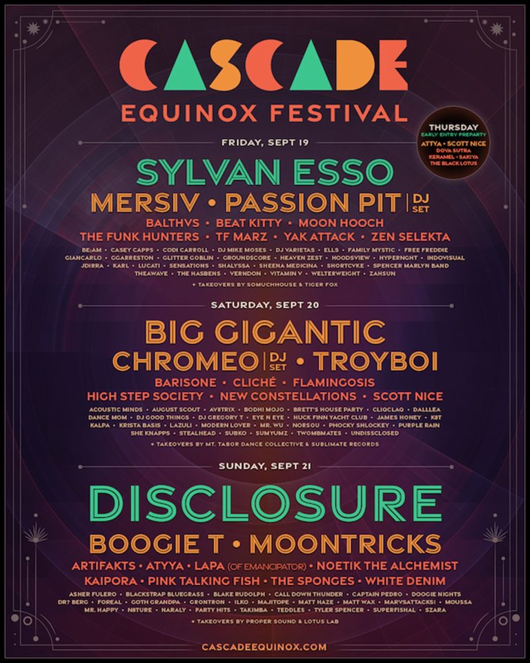 Cascade Equinox 2025 unveils daily lineups, single-day tickets, ‘Summer Jams’ pre-party series, ‘Feast to Festival,’ and more