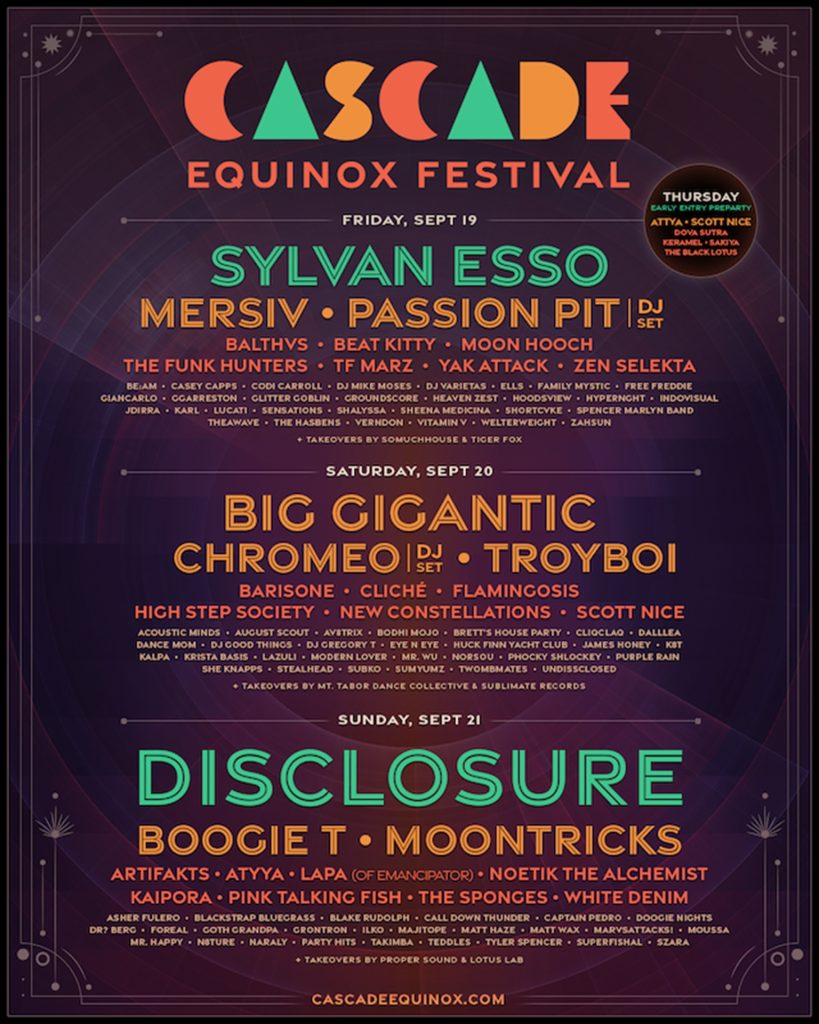 Cascade Equinox 2025 unveils daily lineups, single-day tickets, ‘Summer Jams’ pre-party series, ‘Feast to Festival,’ and more