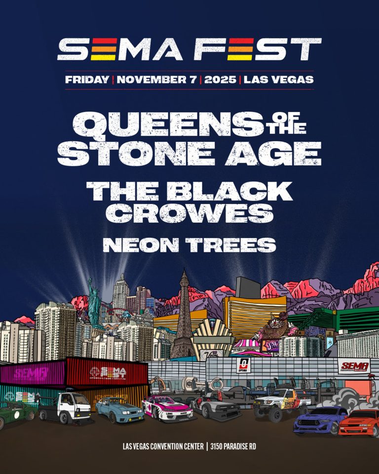 SEMA Fest Returns To Las Vegas November 7 With Music From Queens Of The Stone Age, The Black Crowes & Neon Trees
