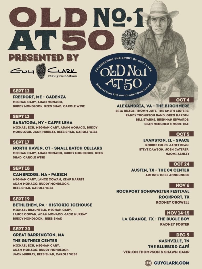Old No. 1 at 50 – Celebrating the Spirit of Guy Clark
