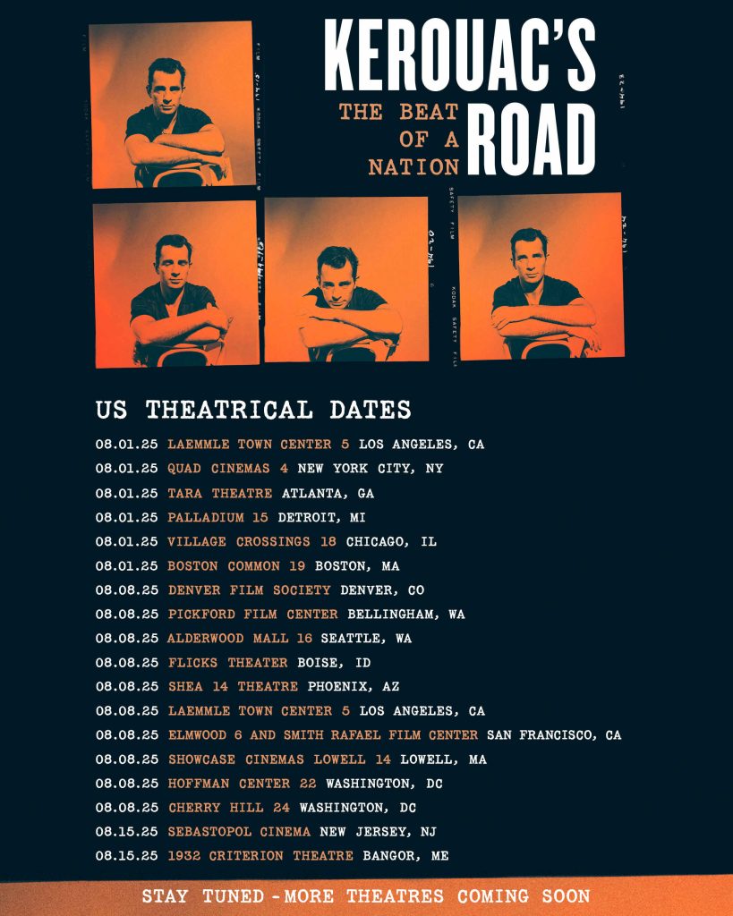 It’s official: Kerouac’s Road: The Beat of a Nation hits theaters August 1
