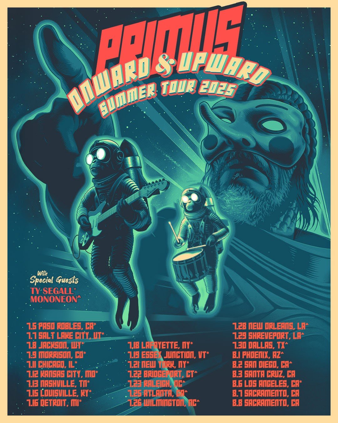 Primus on tour now!