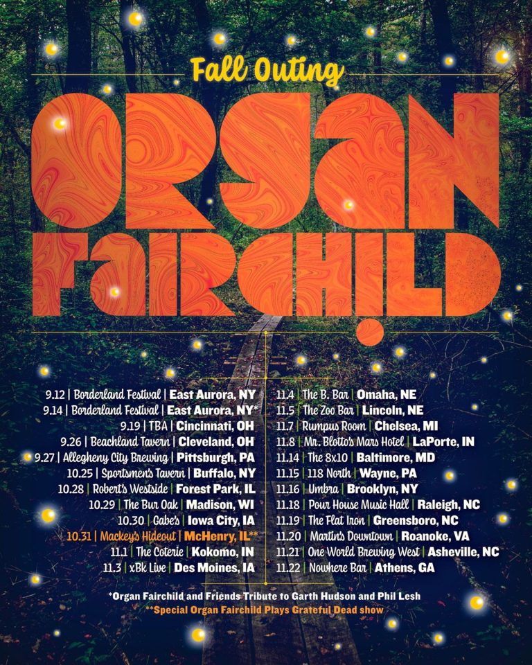 RISING INSTRUMENTAL BAND ORGAN FAIRCHILD ANNOUNCE EXPANSIVE FALL 2025 TOUR