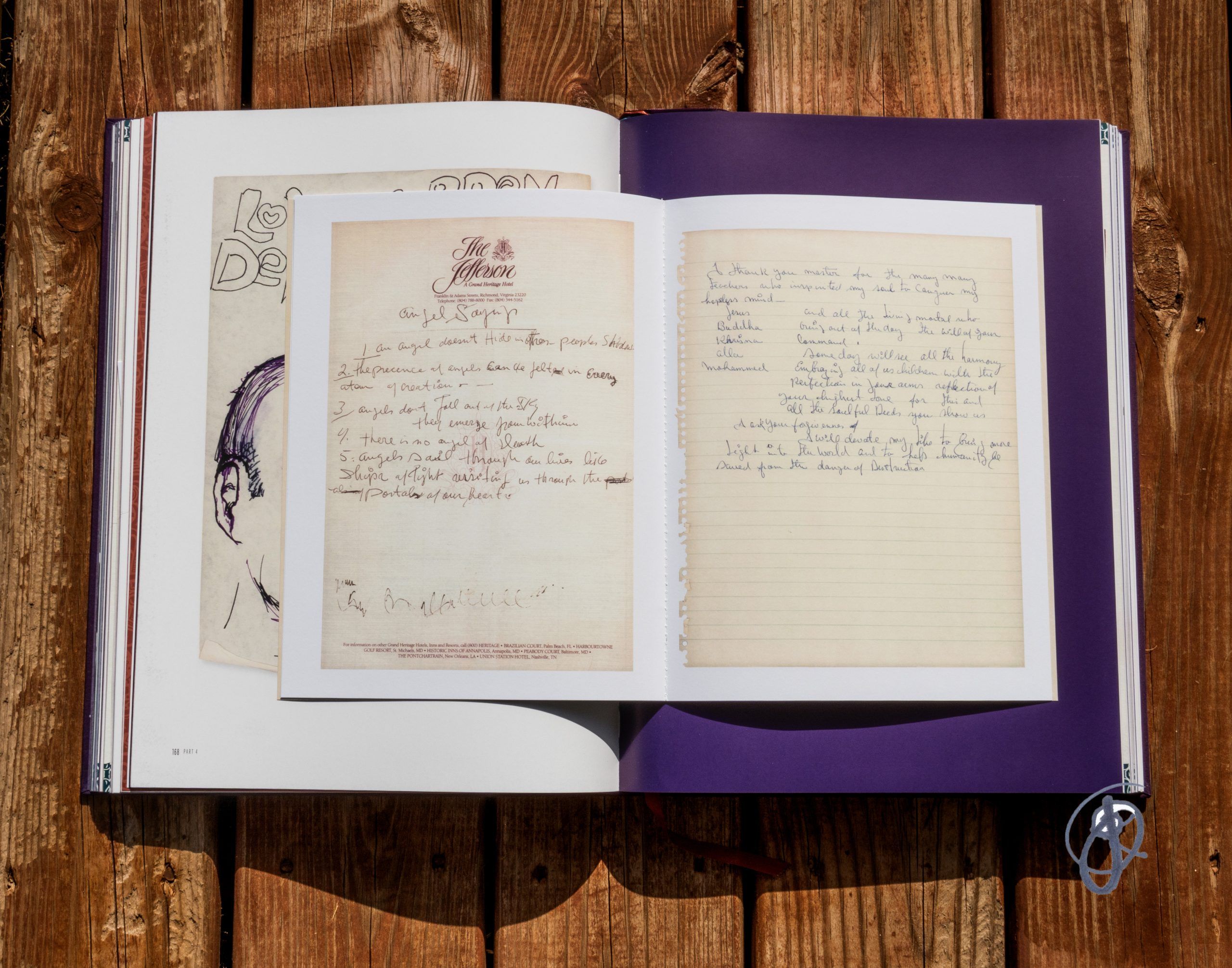 Spiritual Writings | Courtesy The Carlos Santana Archives 