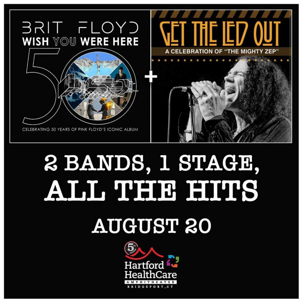 BRIT FLOYD Team With Get The Led Out (GTLO) For One Night Only Show Wednesday, August 20 At Hartford Healthcare Amphitheater As 2025 World Tour Wraps