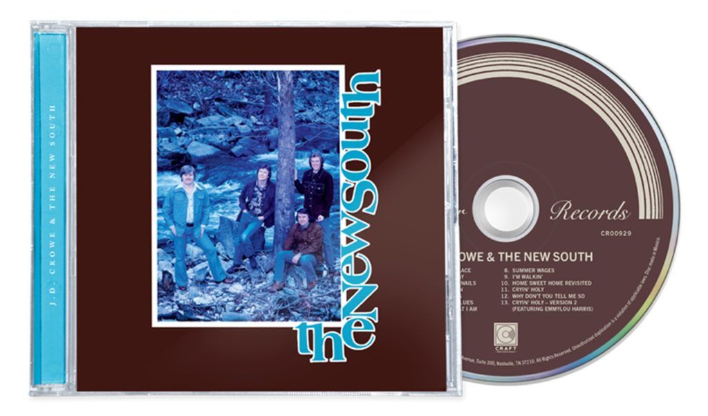 J.D. CROWE & THE NEW SOUTH’S GENRE-DEFINING SELF-TITLED ALBUM CELEBRATED WITH EXPANDED REMASTERED EDITION FOR 50TH ANNIVERSARY