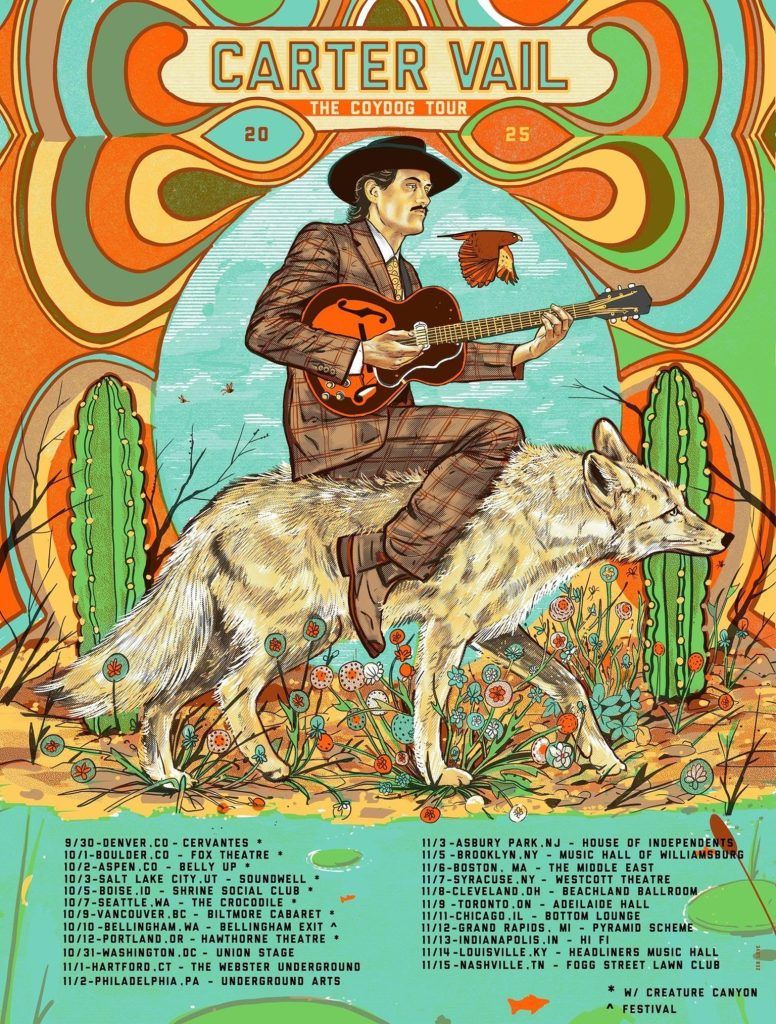 Carter Vail Announces 2025 Coydog Tour