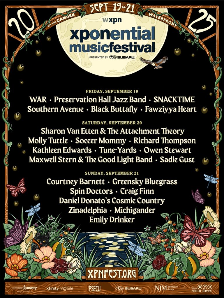 WXPN's 2025 XPoNential Music Fest Announces Stages & Set Times