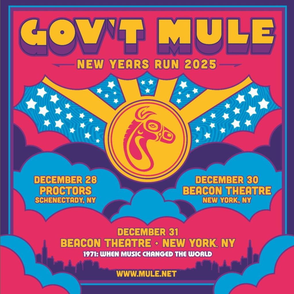 Gov’t Mule Confirms New Year’s Run — Schenectady, Dec. 28; NYC, Dec. 30–31