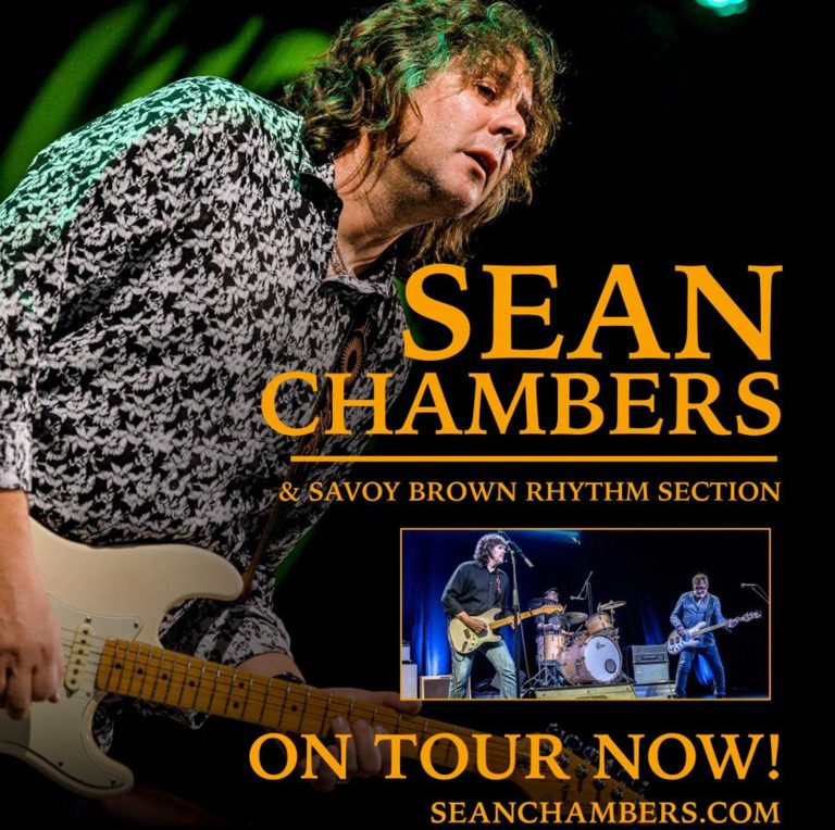 Debonair Music Hall Presents Blues Guitar Ace Sean Chambers and The Savoy Brown Rhythm Section Sunday, October 12 at 8:00 pm