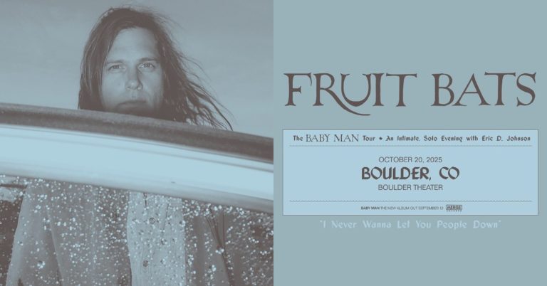 Grammy-Nominated Artist Fruit Bats to Play in Boulder in Support of Forthcoming Album, "Baby Man"