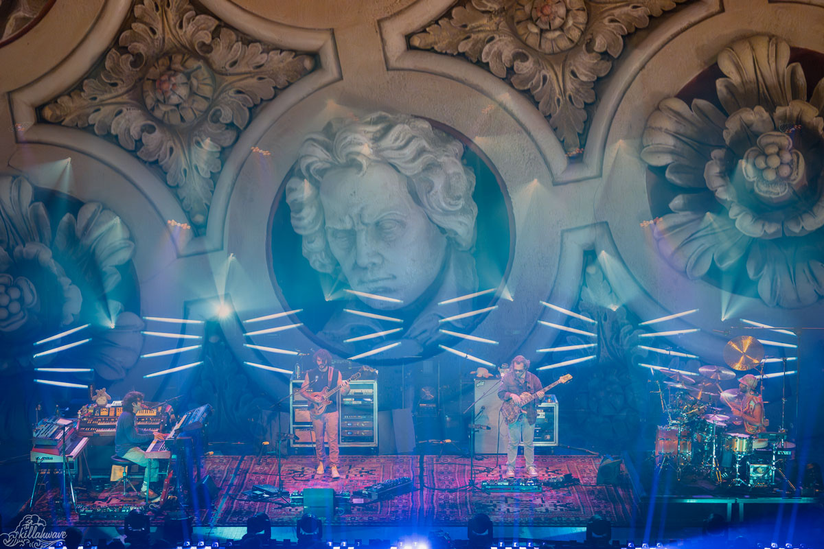 The Beethoven Bust super-imposed over the band | Louisville Palace Theater