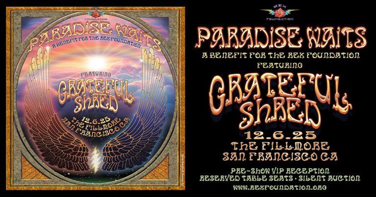 Grateful Shred to Perform at The Fillmore December 6, 2025 to Benefit Rex Foundation