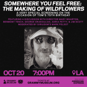 Tom Petty 75th Birthday: GRAMMY Museum Hosts Wildflowers Screening
