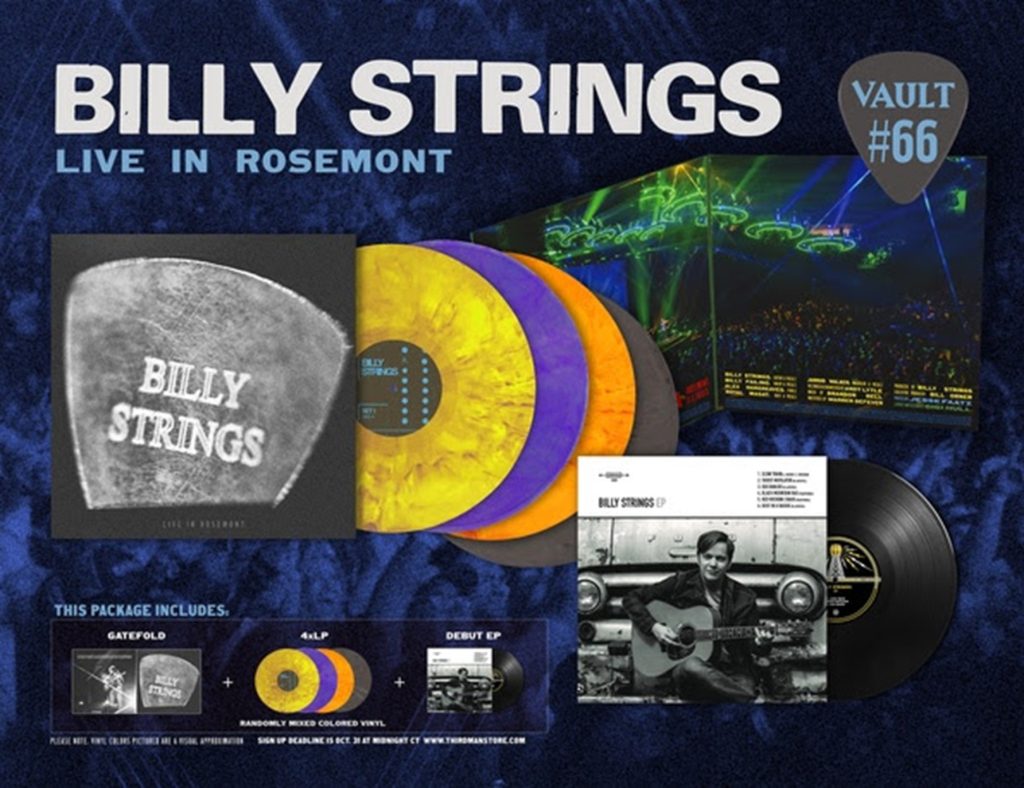Billy Strings Live in Rosemont Gets Vault Release with Debut EP Vinyl