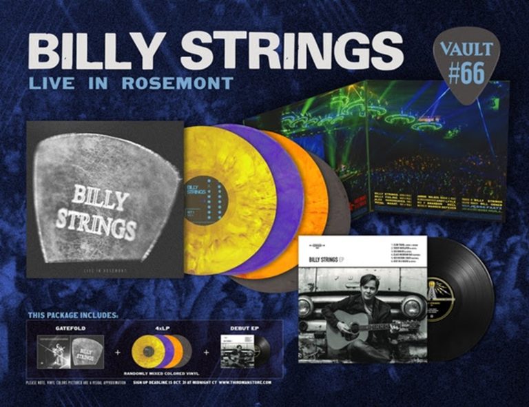 Billy Strings Live in Rosemont Gets Vault Release with Debut EP Vinyl