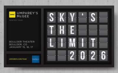 Umphrey’s McGee Brings “Sky’s The Limit Tour” to Boulder Theater • Jan 15–17, 2026