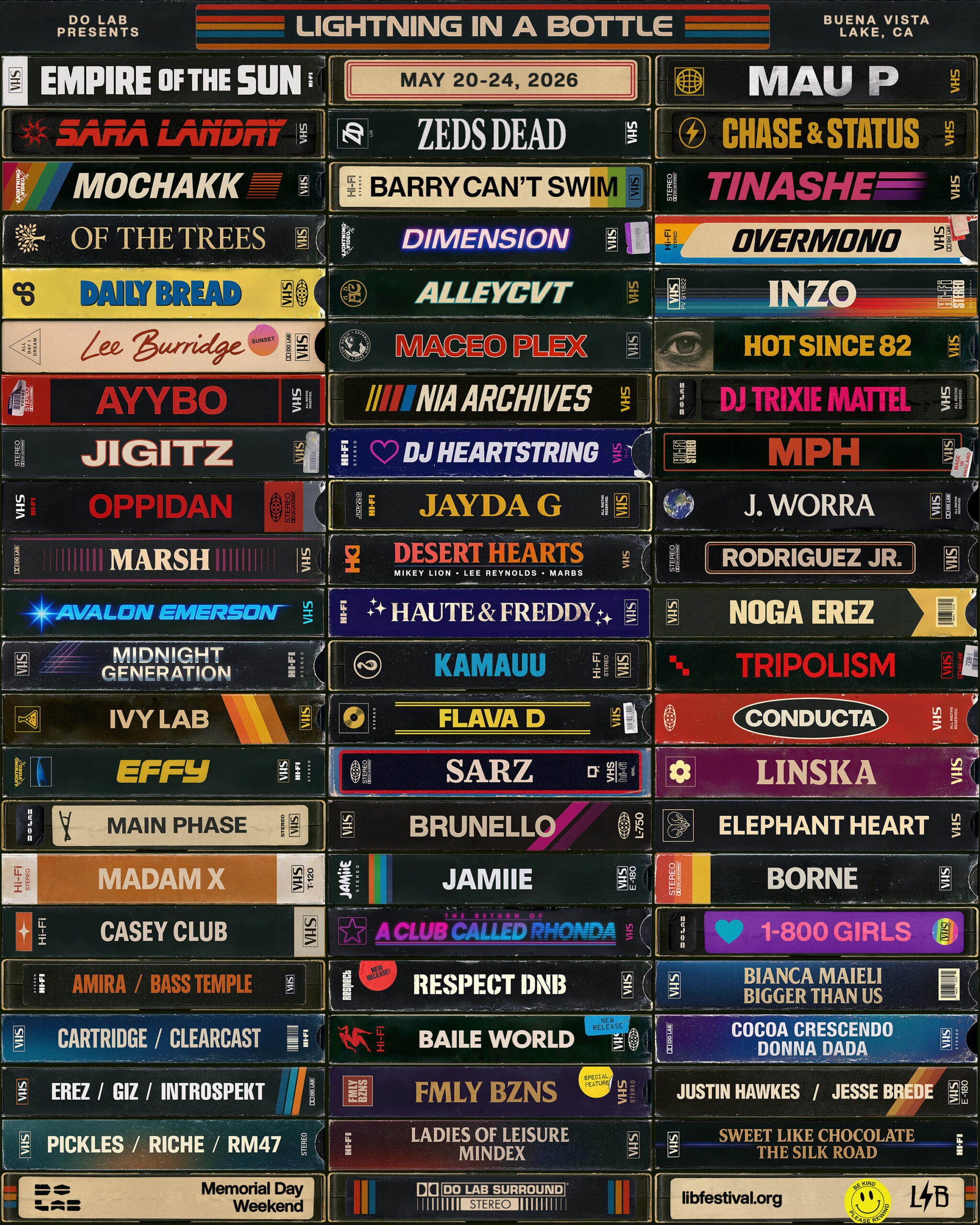 Do LaB Reveals Music Lineup for Lightning in a Bottle 2026