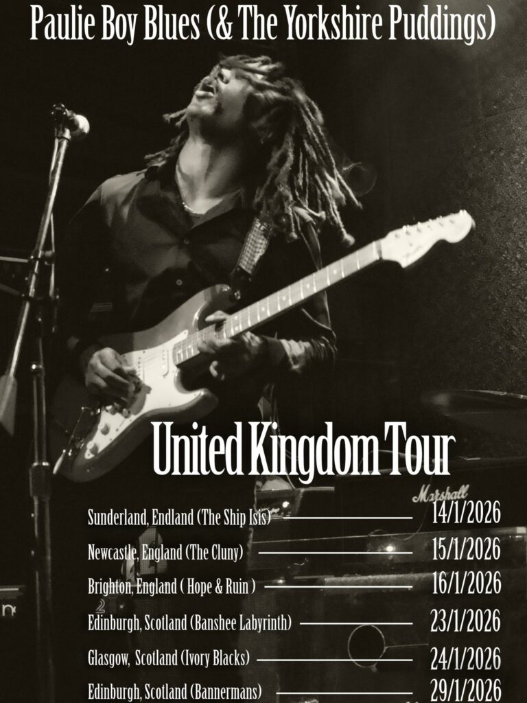 Paulie Boy Blues Announces January 2026 UK Tour