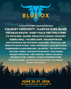 Blue Ox Music Festival Unveils 2026 Lineup Featuring Charley Crockett, Marcus King, The Dead South & More