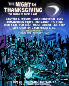 The Night B4 Thanksgiving Takes Over Buffalo’s 500 Pearl with Five Rooms of Music & Art
