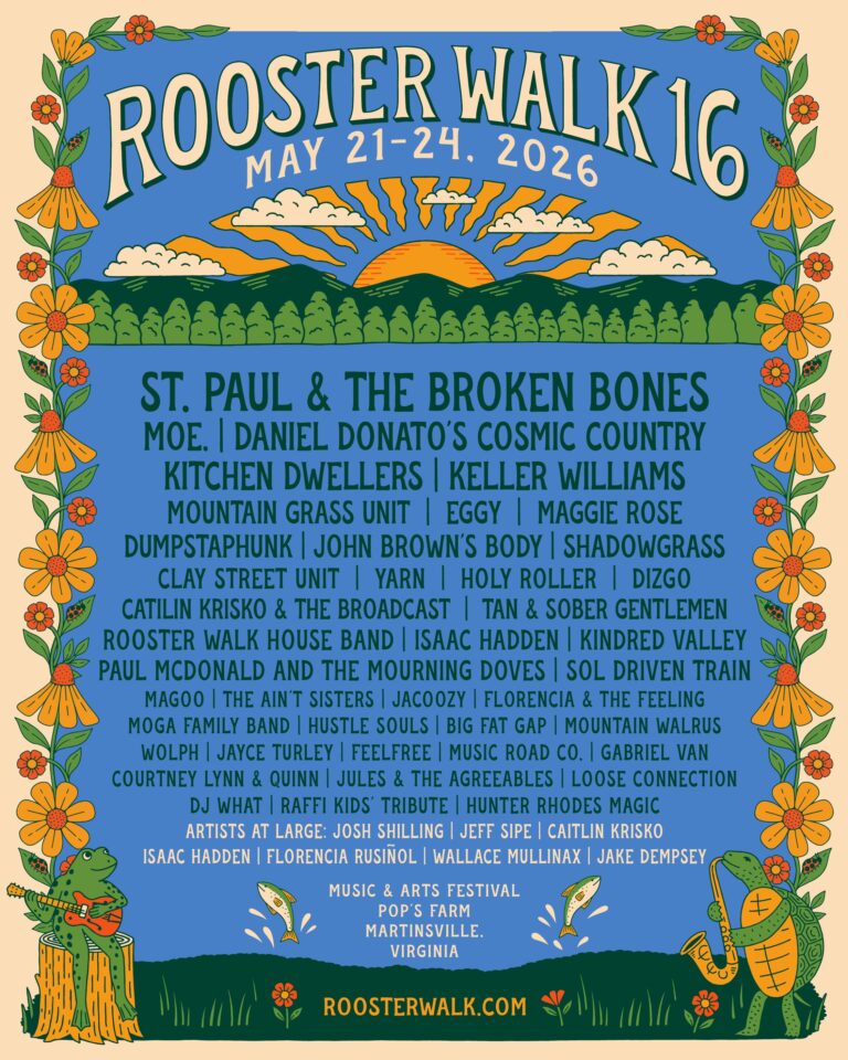 Rooster Walk Music & Arts Festival Announces Final 2026 Lineup