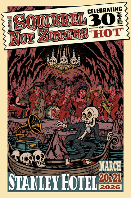 Squirrel Nut Zippers to Celebrate 30 Years of Hot at the Legendary Stanley Hotel as Part of the “In The Afterlife” Tour