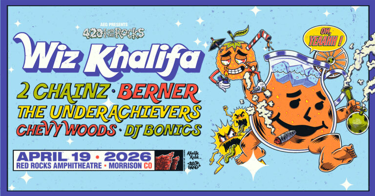 Just Announced: Wiz Khalifa’s “420 Eve On The Rocks” April 19, 2026