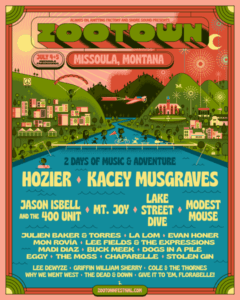 Zootown Music Festival Announces Inaugural 2025 Lineup Featuring Hozier, Kacey Musgraves & Jason Isbell
