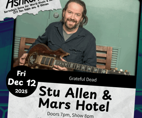 Ashkenaz Announces Full Late-Fall & Holiday Lineup in Berkeley: Bluegrass, Dead Nights, Latin Dance & More