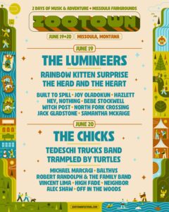 Zootown Music Festival 2026 Lineup Drops: The Lumineers, Tedeschi Trucks Band & More