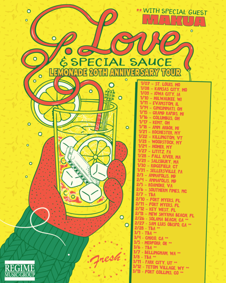 G. Love & Special Sauce Announce 20th Anniversary Lemonade Tour
